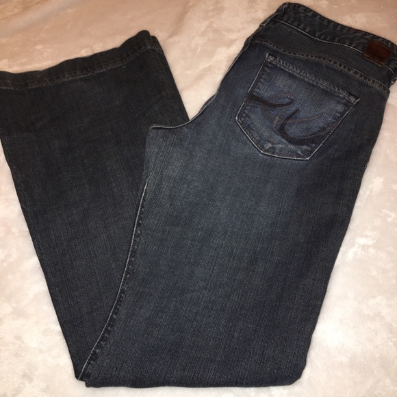 X2 Denim - 5/25 X2 Stella Full Leg Dark Wash Jeans Size 10